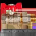 Кран шаровой с американкой ROMMER ВР/НР, ручка бабочка 1/2 (RBV-0005-2510215)