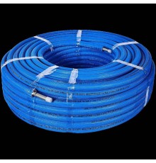 Труба STOUT SPI-0004-001622 16х2,2 (бухта 100 метров) PEX-a из сшитого полиэтилена с кислородным слоем, серая в теплоизоляции (синяя) (SPI-0004-001622)