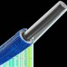 Труба STOUT SPI-0004-001622 16х2,2 (бухта 100 метров) PEX-a из сшитого полиэтилена с кислородным слоем, серая в теплоизоляции (синяя) (SPI-0004-001622)