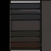Полотенцесушитель STOUT электрический PIANO quadro 80*50 Черный матовый (SHQ-P2QR-008050)