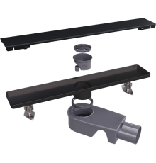 Душевой трап (лоток) RGW Shower Drain SDR-20B 60 см, черный