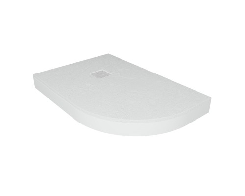 Душевой поддон асимметричный RGW ST/AL-W Белый (Комплект) 900x1200