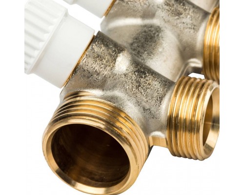 4-х ходовой коллектор LUXOR с перекрывающими кранами CP 454 (G1xG3/4 EK) (68513504 )