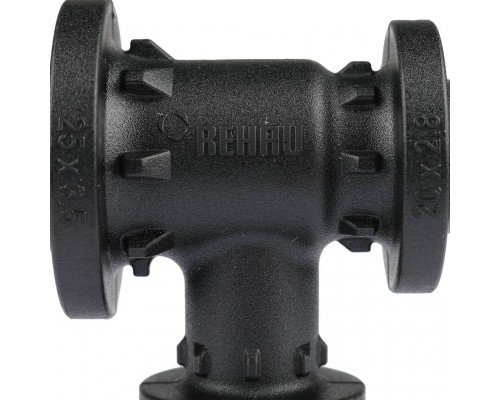 *11600831001 REHAU RAUTITAN Тройник с уменьшенным боковым и торцевым проходом 25-16-20 PX для труб из сшитого полиэтилена аксиальный (11600831001)