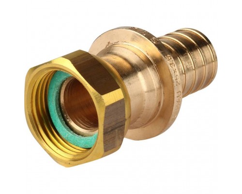 *Переходник REHAU RAUTITAN с накидной гайкой 25-G 3/4 RX+ для труб из сшитого полиэтилена аксиальный (14563391001)