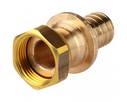 *Переходник REHAU RAUTITAN с накидной гайкой 25-G 3/4 RX+ для труб из сшитого полиэтилена аксиальный (14563391001)