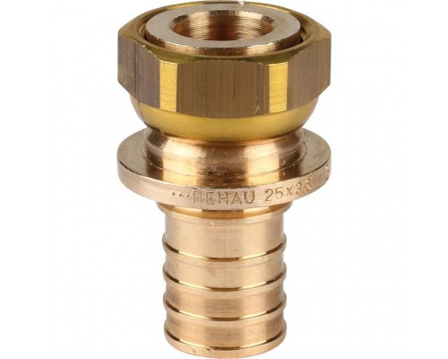 *Переходник REHAU RAUTITAN с накидной гайкой 25-G 3/4 RX+ для труб из сшитого полиэтилена аксиальный (14563391001)
