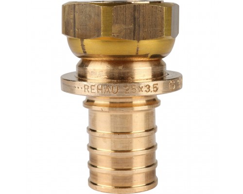 *Переходник REHAU RAUTITAN с накидной гайкой 25-G 3/4 RX+ для труб из сшитого полиэтилена аксиальный (14563391001)