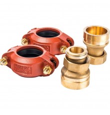 Комплект переходников Meibes НГ х Victaulic (1 1/2, Ду50) (M66305.50)