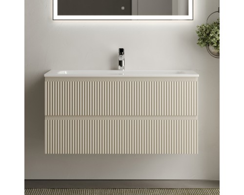 Тумба с раковиной Sancos Snob R 100 см, beige soft