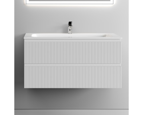 Тумба с раковиной Sancos Snob T 100 см, bianco