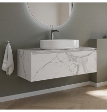 Тумба с раковиной Sancos Stone 120 Statuario white