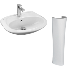 Раковина Santek Бриз 1WH110451 50 см, с пьедесталом