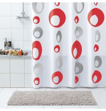 Штора для ванной Bacchetta Bolle 180x200 серая