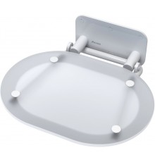 Сиденье для душа Ravak Ovo Chrom clear/white