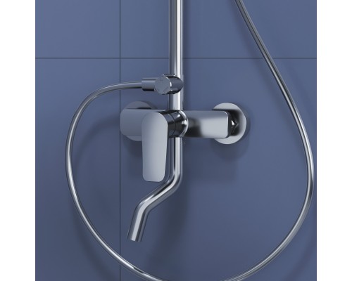 Душевая стойка со смесителем из стали RGW SP-25