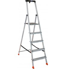 Стремянка Krause Monto Safety 128959 5 ступеней, односторонняя
