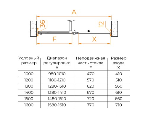 Душевая дверь RGW TO-18B 1000 Душевая дверь RGW TO-18B 1000