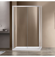 Душевой уголок Vincea Garda VSR-1G9014CL 140x90 см, профиль хром, стекло прозрачное