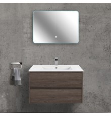 Мебель для ванной комнаты Vincea Gio 80 темный дуб