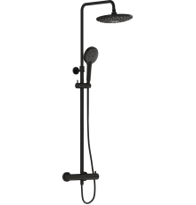 Душевая стойка VitrA AquaHeat A4720536EXP матовая черная