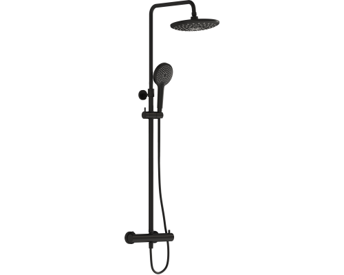 Душевая стойка VitrA AquaHeat A4720536EXP матовая черная
