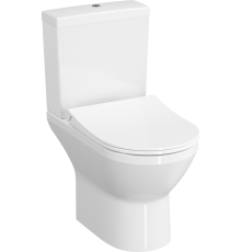 Унитаз-компакт VitrA Integra Round Open-Back 9833B003-7206 с микролифтом