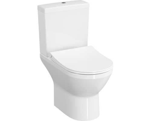 Унитаз-компакт VitrA Integra Round Open-Back 9833B003-7206 с микролифтом