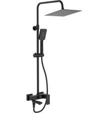 Душевая стойка Wasserkraft A27701 черная матовая