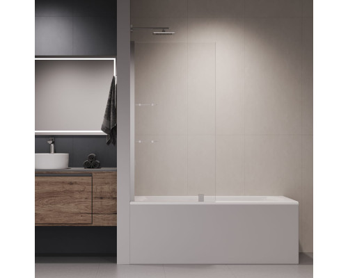 Шторка на ванну с полкой RGW SC-54