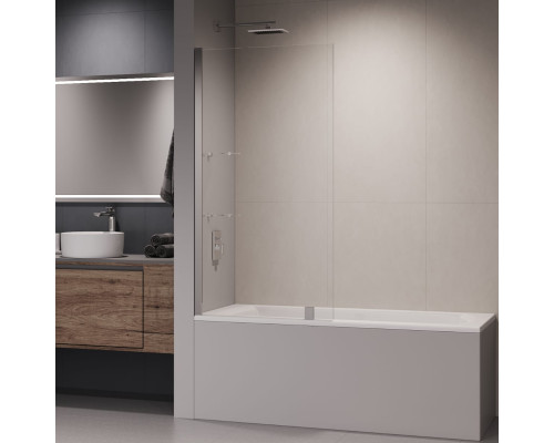 Шторка на ванну с полкой RGW SC-54