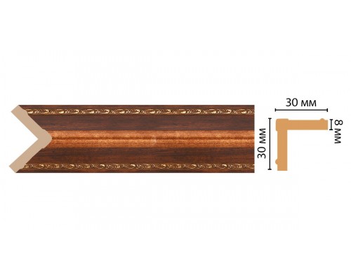 Угол DECOMASTER 116-1084 ДМ (30*30*2400 мм)