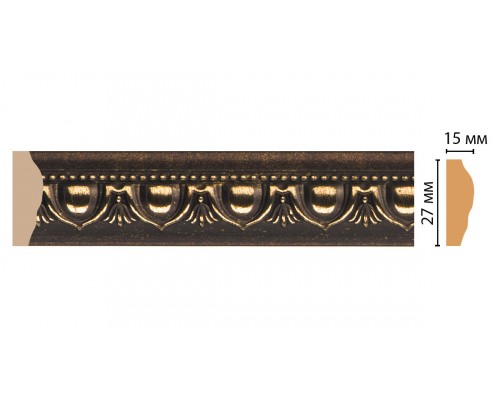 Молдинг DECOMASTER 128D-56 (27*15*2400мм)