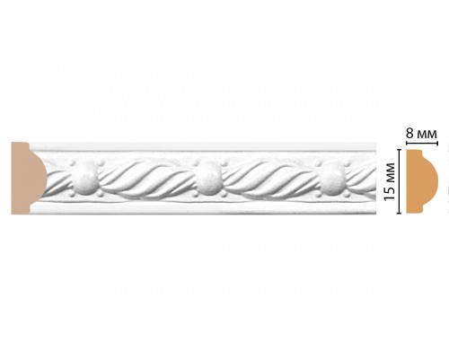 Молдинг DECOMASTER 130-16 ДМ (15*8*2400 мм)