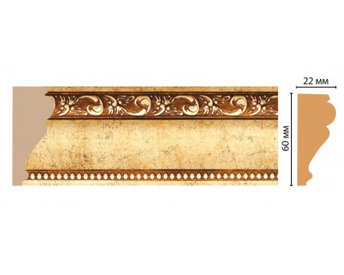 Молдинг DECOMASTER 161-552 ДМ (60*22*2400 мм)