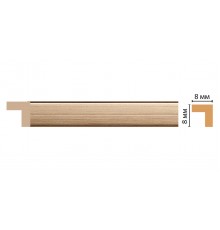 Молдинг DECOMASTER 197-243 (8*8*2400мм)