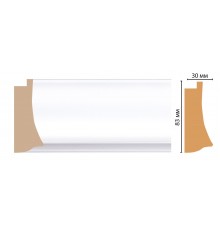 Багет DECOMASTER 552-114 ДМ (83*30*2900 мм)
