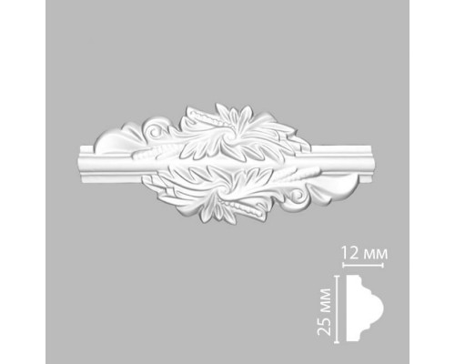 Вставка декоративная DECOMASTER 97012-7 (200*85*12мм)