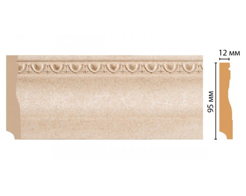 Плинтус напольный DECOMASTER 153-18D (95*12*2400мм)