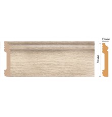 Плинтус напольный DECOMASTER D005-72ДМ (79*13*2400мм)