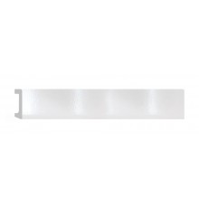 Плинтус напольный DECOMASTER D235-114 (80*17*2400мм) белый глянец