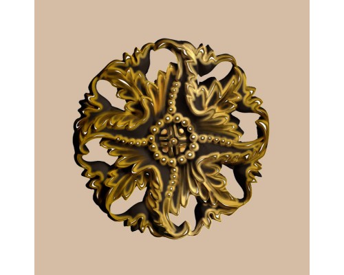 Розетка потолочная DECOMASTER 88125-57 (d нар. 125мм)