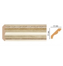 Плинтус потолочный DECOMASTER 155-937 (50*50*2400мм)