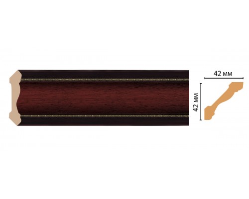 Плинтус потолочный DECOMASTER 180-52 (42*42*2400мм)