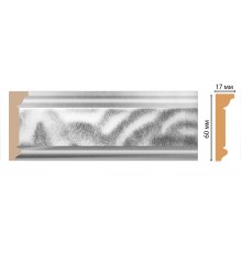 Плинтус потолочный DECOMASTER D216-375 (60*17*2400мм)