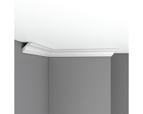Плинтус потолочный гладкий DECOMASTER 96215 (45*45*2400мм)