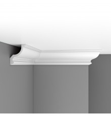Плинтус потолочный гладкий DECOMASTER 96901F гибкий (150*120*2400мм)