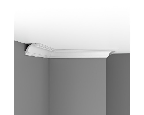 Плинтус потолочный гладкий DECOMASTER DP-353 (113*73*2400мм)