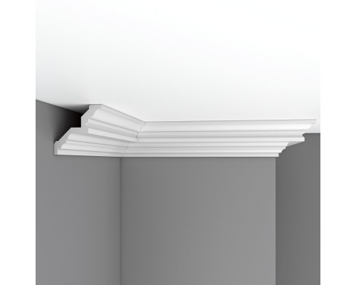 Плинтус потолочный гладкий DECOMASTER DP-377 (84*84*2400мм)