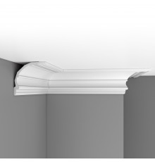 Плинтус потолочный гладкий DECOMASTER DP-40 (175*172*2400мм)